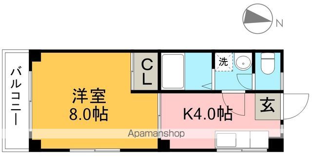 ガーデンハイツいちのみや 102号室 間取り