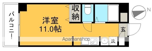 フィットハイム日の出 101号室 間取り