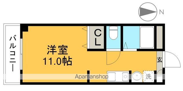 フィットハイム比島 402号室 間取り