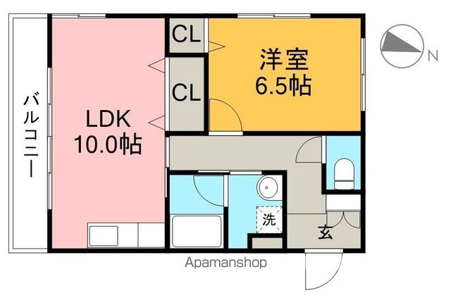 ラ・ヴィスタ 106号室 間取り