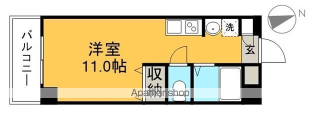 フィットハイム日の出 403号室 間取り