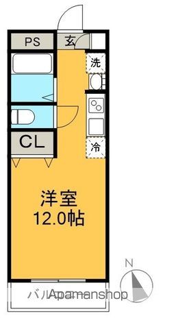 フィットハイム青柳 102号室 間取り