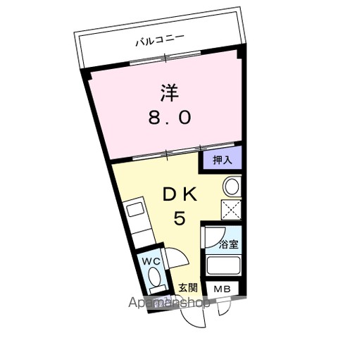 サーベイテックⅡ 303号室 間取り