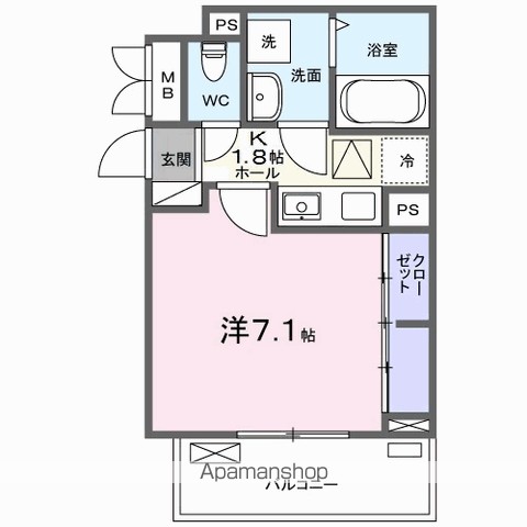 ＪＡＤＡ　Ｈｏｕｓｅ桜井 105号室 間取り