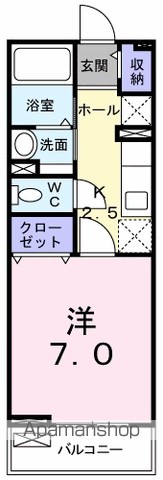 桜 202号室 間取り