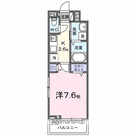 ａｒｄｏｒ・Ｋ 302号室 間取り