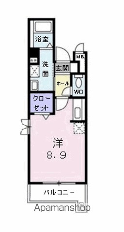 メイト鷹匠 306号室 間取り