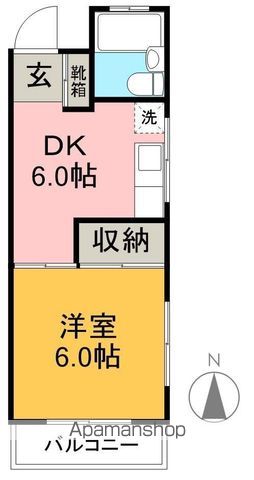 スカイパレス二葉 306号室 間取り
