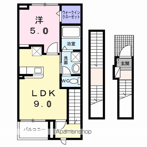 コロレ宝永町 305号室 間取り