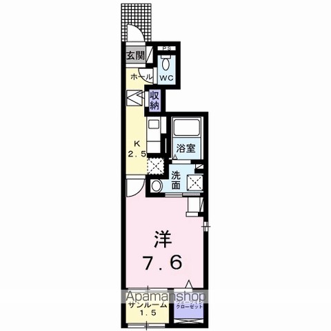 宮ノ丸トウロデン・２ 101号室 間取り