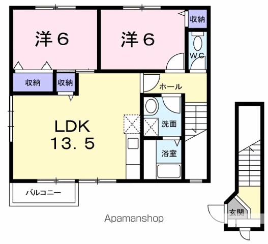 エクセル　　十市 201号室 間取り