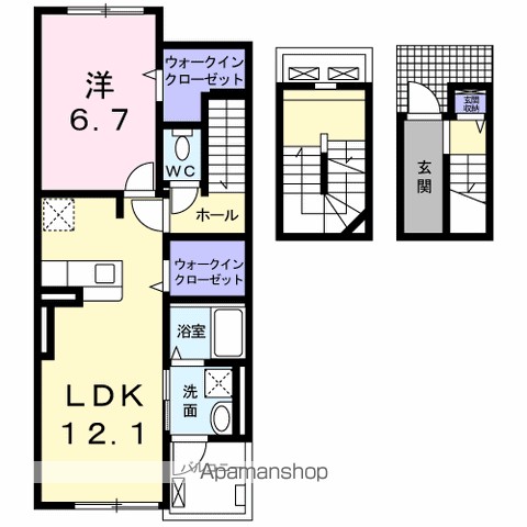 ベル　ビュー 302号室 間取り
