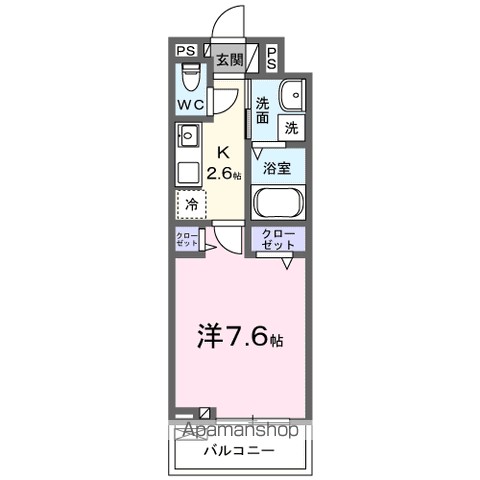 サイカス新屋敷 202号室 間取り
