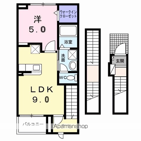 コロレ宝永町 302号室 間取り