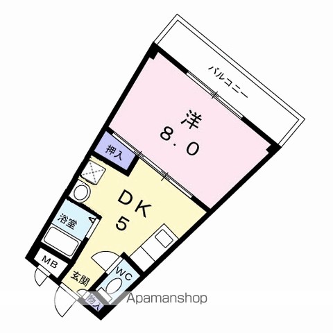 サーベイテックⅡ 306号室 間取り