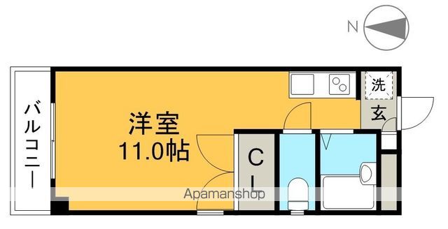 エトワール桜井町 206号室 間取り