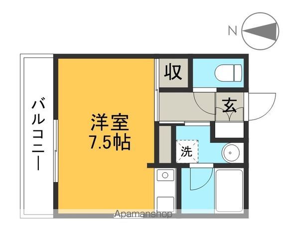 多賀ハイツ 305号室 間取り