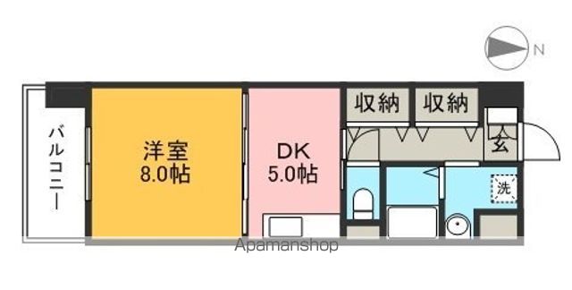 ポラリス 305号室 間取り