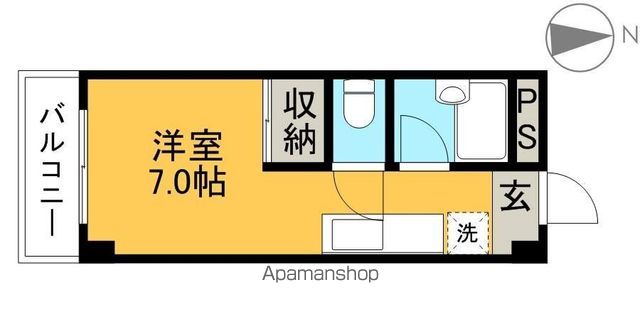 ミタニマンション 406号室 間取り