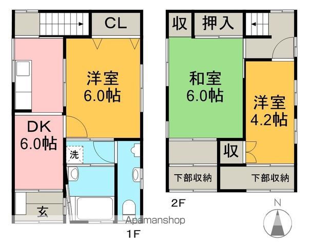 はりまや町２丁目戸建 間取り