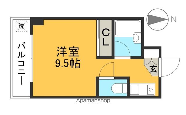 ロイヤル・レジデンス秦 306号室 間取り