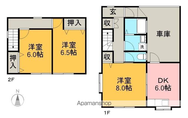 サングリーン西町 S-1号室 間取り