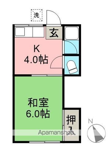 ブルーハイツ一宮東町 201号室 間取り