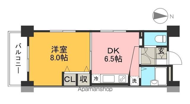 レガシィ２１ 403号室 間取り