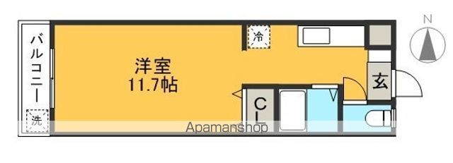 ユニバーシティハウス 103号室 間取り