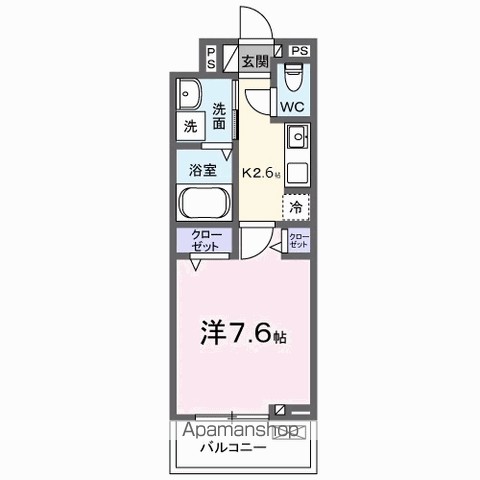 クルール 305号室 間取り