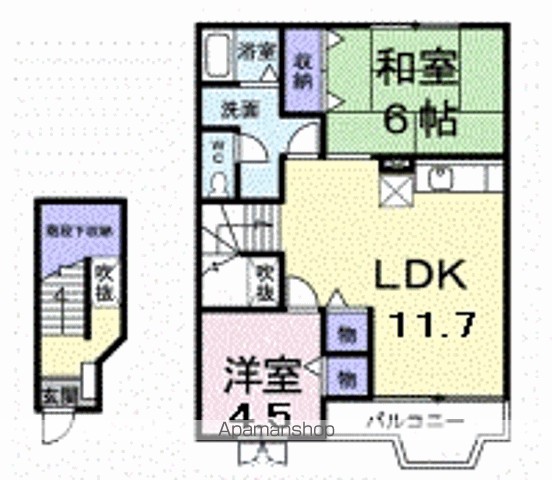 コーポ　ロアール　Ｂ 202号室 間取り