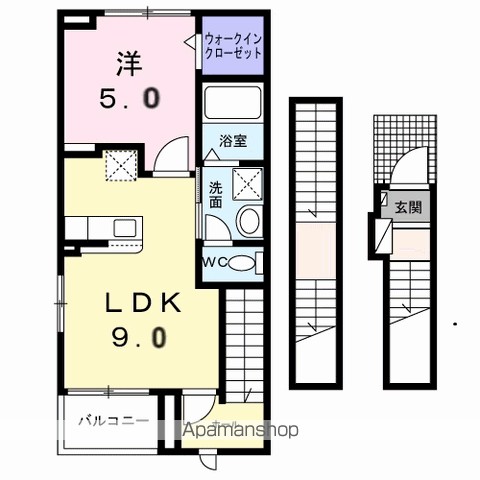 コロレ宝永町 306号室 間取り