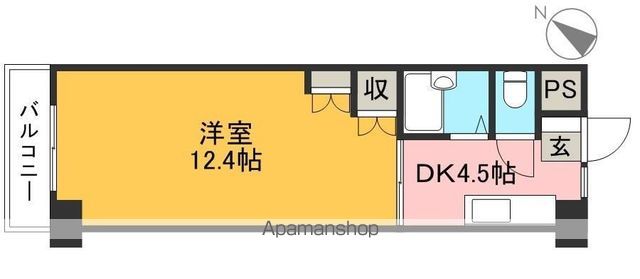 ロゼ３ 805号室 間取り