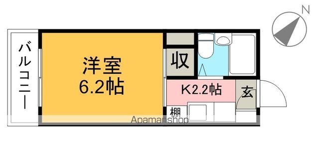 プラセール 201号室 間取り