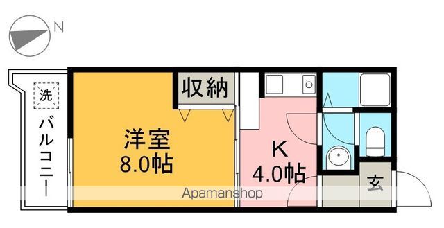 コーポ西村Ⅱ 1C号室 間取り