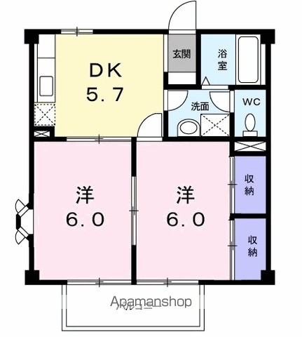 メゾンリーヴＭ・Ｋ 103号室 間取り