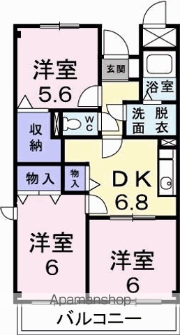 ソレイユ神田 307号室 間取り