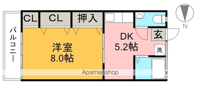 日の出マンション 33号室 間取り