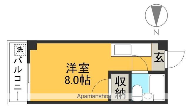 サンフラット 406号室 間取り