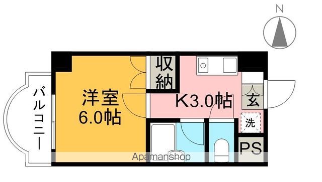 ミタニマンションⅢ 1008号室 間取り