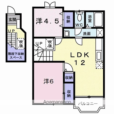 ラ・フォーレ　緑ヶ丘　Ｉ 202号室 間取り