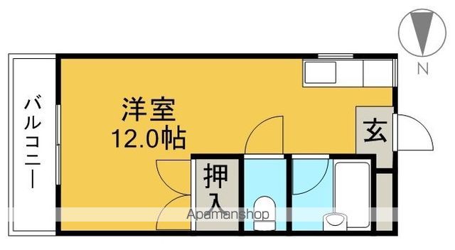 ベルデン朝倉 101号室 間取り