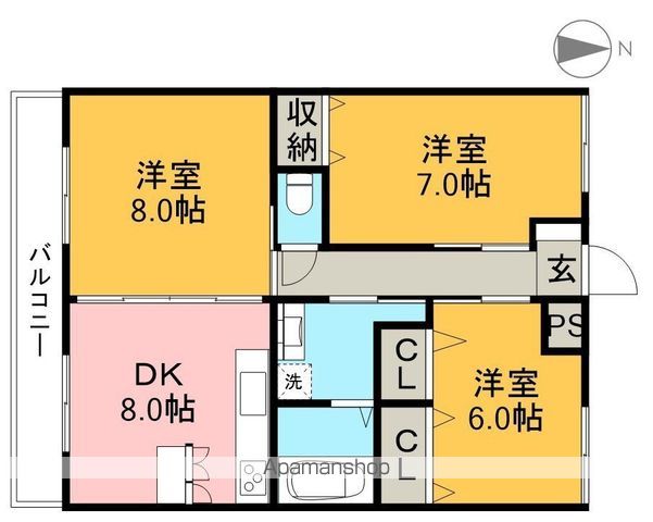 ロマネコンティ２４ 106号室 間取り
