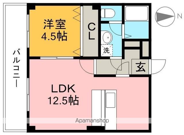 グランパレスパゴダ 605号室 間取り