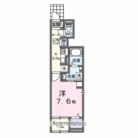シエロガーデン高知 101号室 間取り