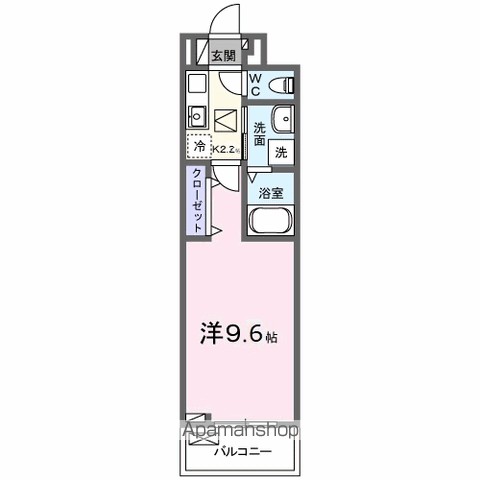 ルーベル桜井 108号室 間取り