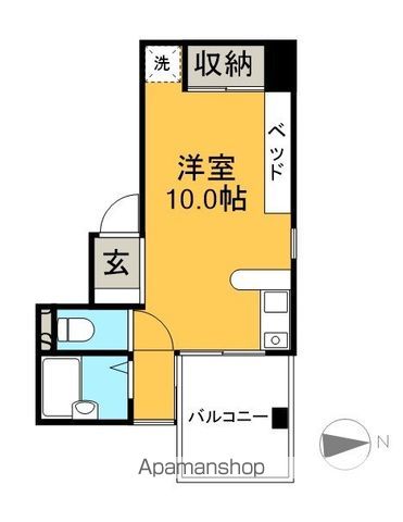 エトワール二葉 303号室 間取り