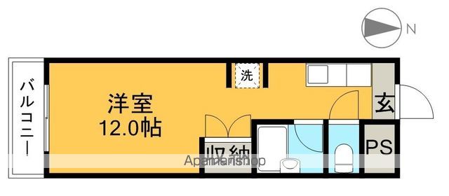 コーポ朝日Ⅵ 302号室 間取り