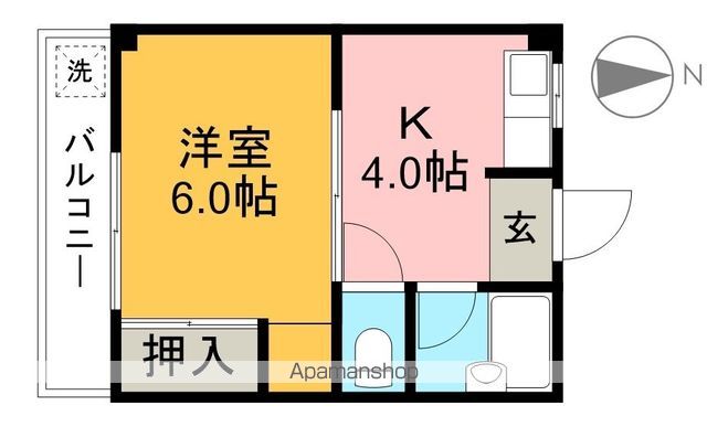 コーポ久 305号室 間取り