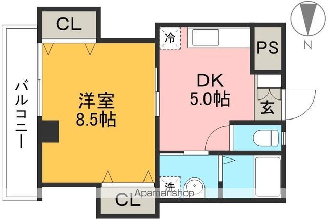 チェリーコート北久保 302号室 間取り